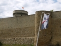 Random large castle with 70th Anniversary flag